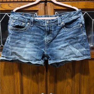 Womens Rock Revival denim shorts